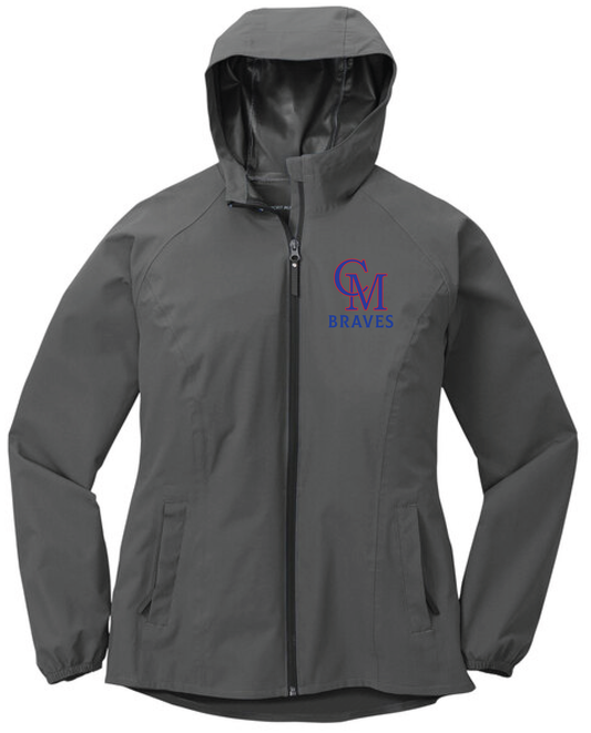 CM Braves Women's Rain Jacket
