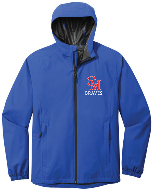 CM Braves Men's Rain Jacket