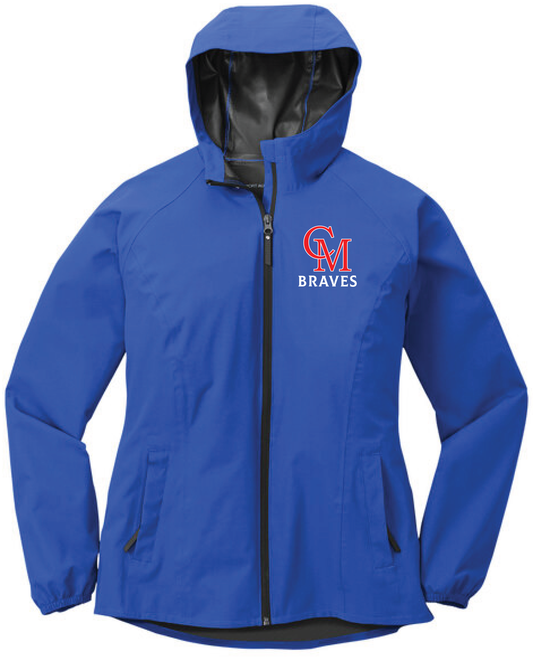 CM Braves Women's Rain Jacket